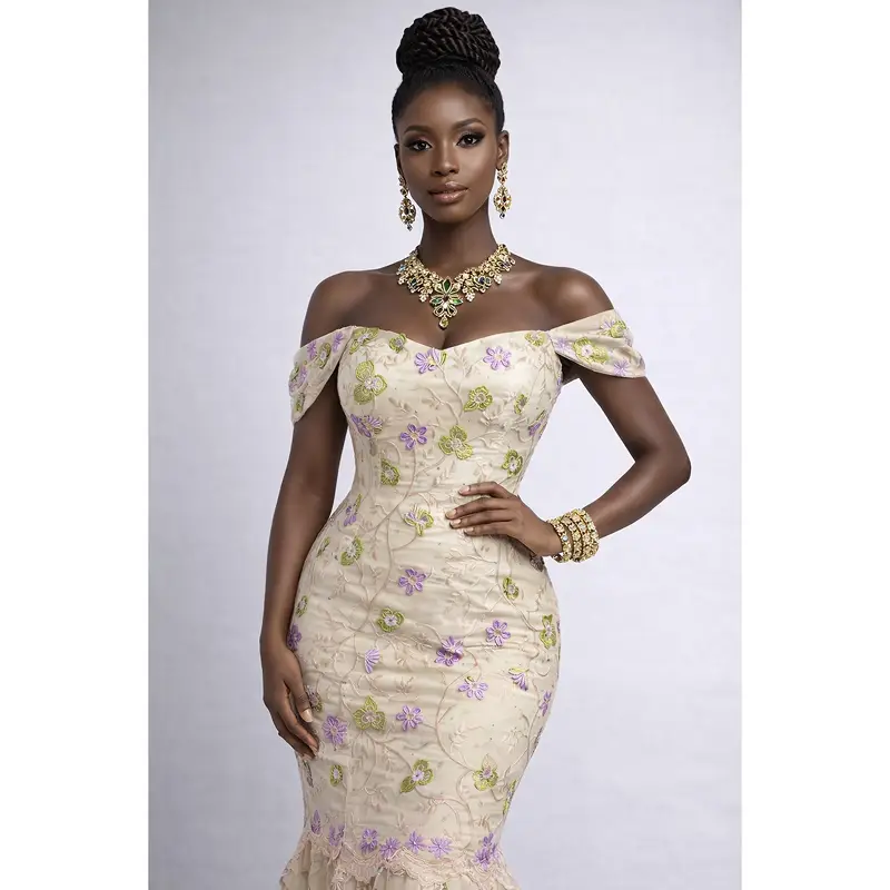 1pc luxury african lace fabric pre cut 5 - Temu Oman 1pc luxury african lace fabric pre cut 5 - Temu Oman
