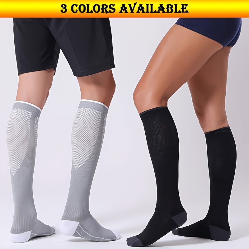 Men'S And Women'S Compression Socks 20-30Mmhg - Circulation Support Socks, Suitable for Nursing, Travel, And Sports - Soft And Breathable