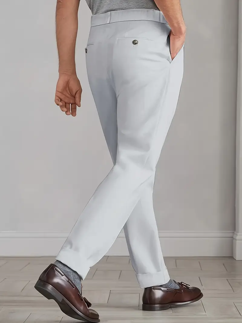 fit elegant suit pants mens casual retro style - Temu France fit elegant suit pants mens casual retro style - Temu France