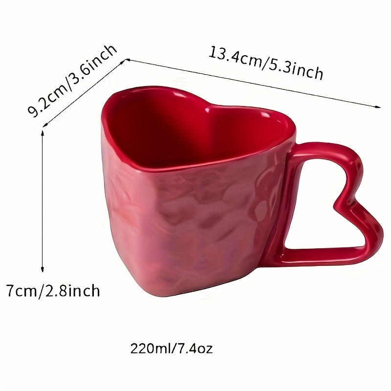 Image of 1pc Ceramic Mug Creative Cute Coffee Cup Suitable For Home, Office Supplies