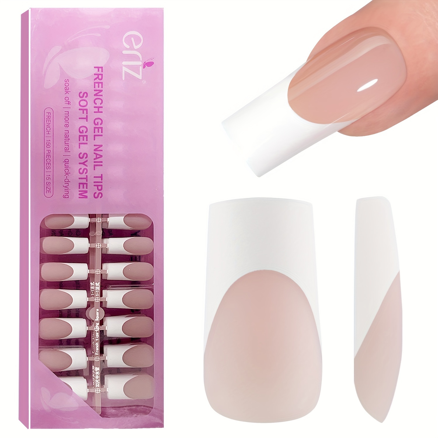 

150- Tip Set - , Long Gel , Diy Kit, Christmas For Women And