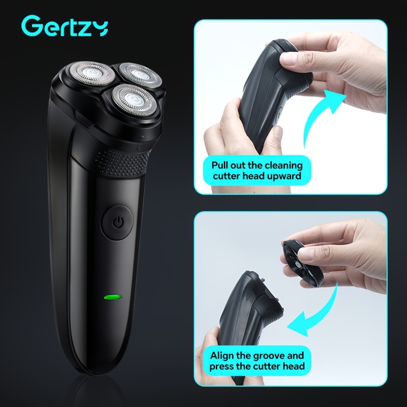 Alternative view of Mini afeitadora eléctrica recargable, afeitadora flotante, una opción de regalo ideal para hombres