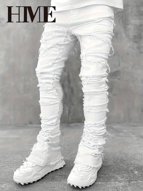 pantalones de streetwear para hombre con y corte -fit - jeans s, a , y diseños con (color )