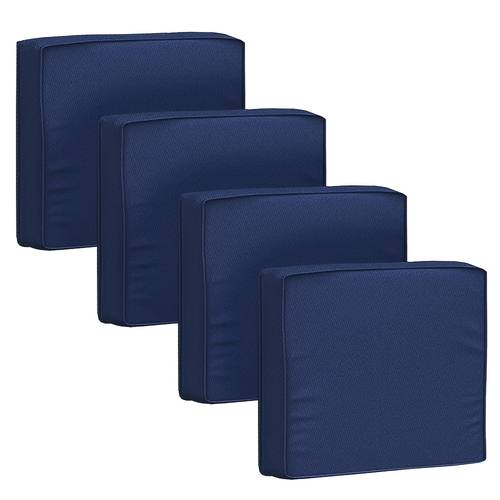 4pcs set of garden seat cover replacement sets easy to adjustable straps and detachable cover zipper and border design comfortable and breathable