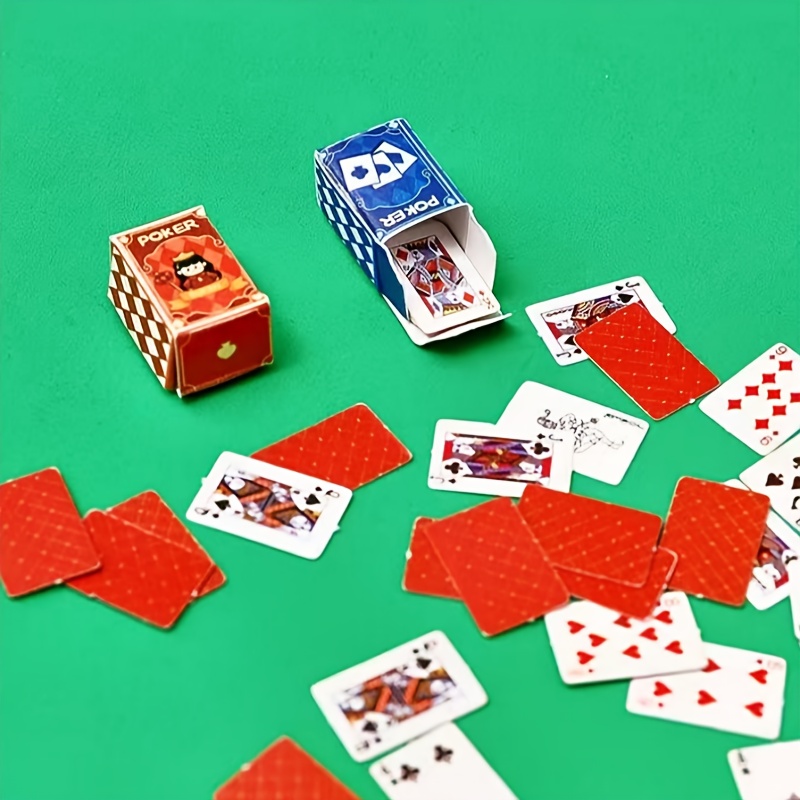 54 mini playing cards set, parties, multiplayer games and