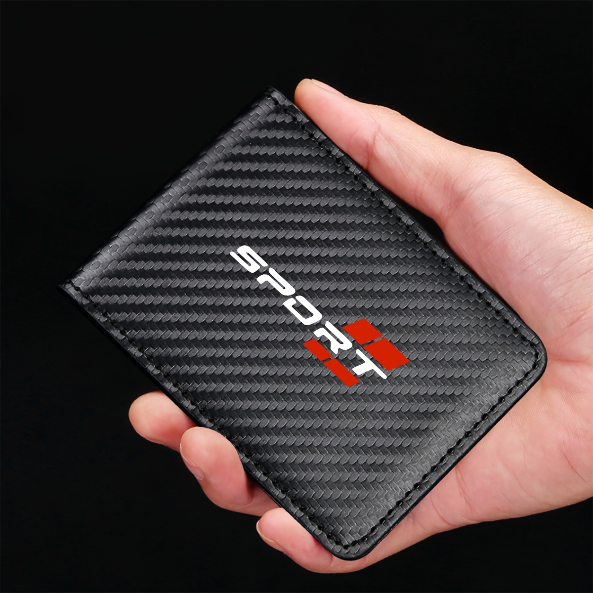 Image of 1pc Car Document Holder, Design For To License And Vehicle Cards, Compact Travel Organizer, Suitable For , For Ford, For , For , For , For , , , For , A Great