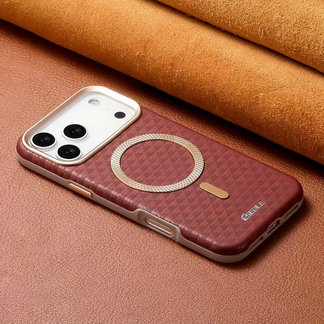 Phone Case - Four Color Options Available for The New High-End Business Phone Case Suitable for Apple Iphone 17/16 Pro Max, Featuring a Triangular Pattern And Ultra-Thin Design, Fully Protective And Drop-Resistant for The 14 Pro Max And 13 Pro Max