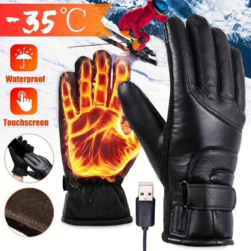 

Rigwarl Gloves, Usb Heated, Touchscreen, , Thickened , For Cycling, , Hiking - , , Washable