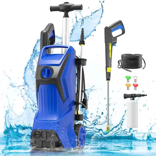 4200 psi electric pressure washer 2 3 gpm heavy duty power washer 25ft hose 4 nozzles for car driveway patio deck
