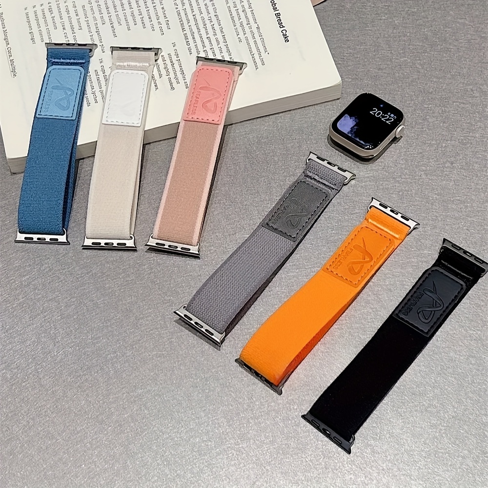 Nylon Sports Strap for iWatch Band 38mm 40mm 41mm 42mm 44mm 45mm 49mm, Adjustable Breathable Woven Strap for Women and Men, Suitable for iWatch Series 9/8/7/6/5/4/3 SE