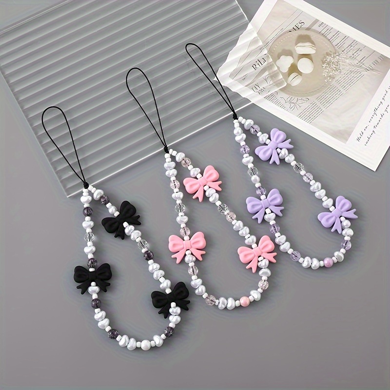 

Bow Beaded Mobile Phone Chain