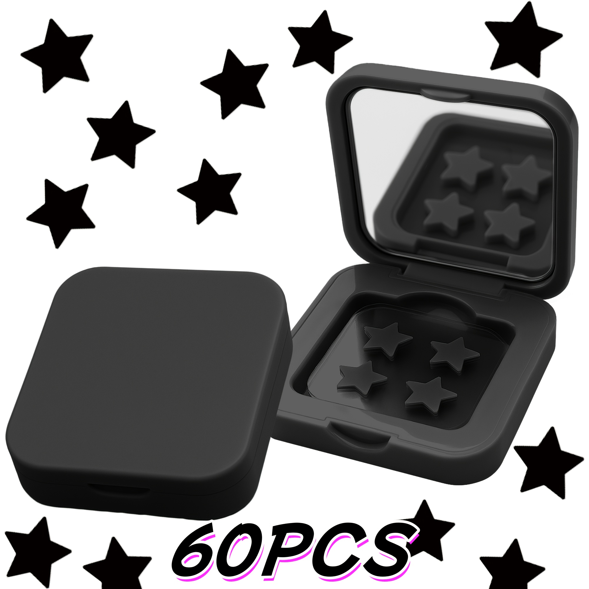 Image of 60pcs/box, And Blemishes, Equipped With Makeup Mirror Patches, Fast-acting Vegan Facial And Body Skincare - Alcohol-free, Odorless, Types, Emergency