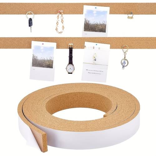 1pc bulletin board strip 39 37 inches for boards frameless bulletin board with backing for home notes photos 0 98 inch wide 39 37 inches long