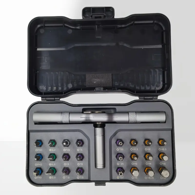 25-in-1 dual magnetic ratcheting screwdriver set change handle - crv steel, durable case for professional electronics repair tool kit suitable mobile phone watch car technicians s compact precision , screwdriver set magnetic, precision screw driver set, screwdriver bits, screwdriver all in one, electronic screwdriver set, tools, sturdy construction, bits, gadget s Product details 5