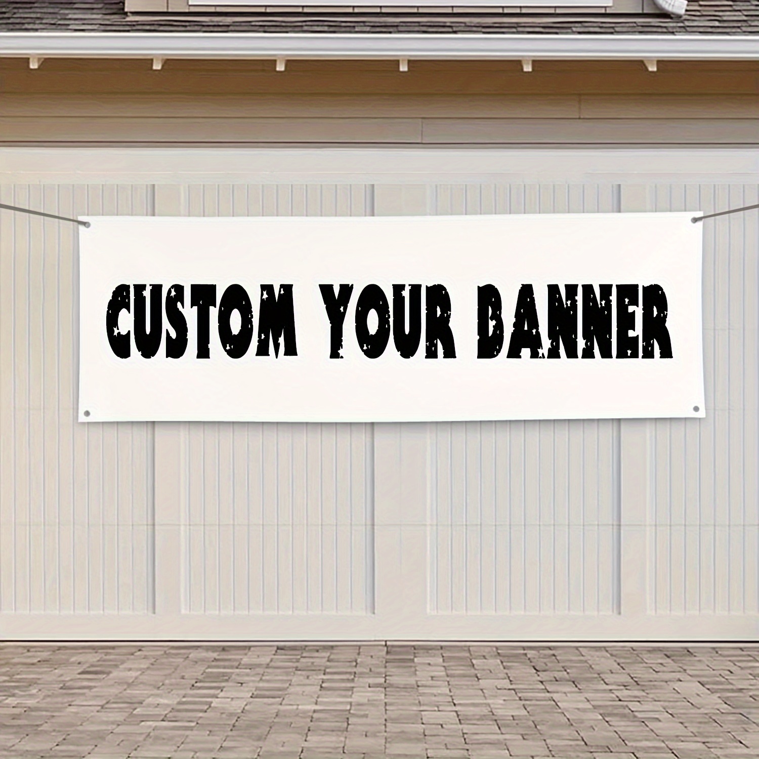 

1pc Customized Banner, Personalized Backdrop, Logo Flags, Party Customization, Weddings, Offices, Festivals, Anniversaries, Durable Polyester, Waterproof, Can Be Used Outdoors