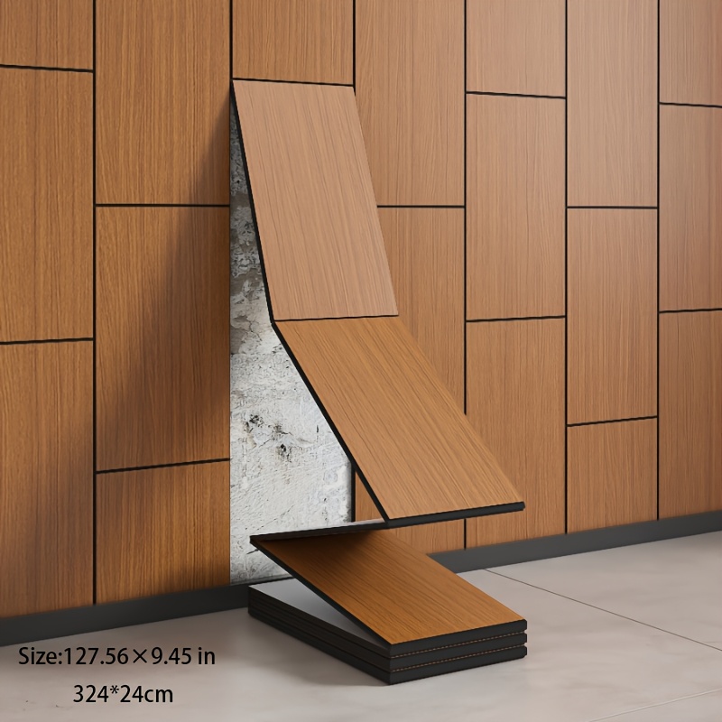 TEMU 612 X 24cm/324 X 24cm Size Thickened, 3d Relief Wall Panel, Assembly, Cuttable Peel And Stick, Suitable For Bedroom, Study, Tv Background, Brick