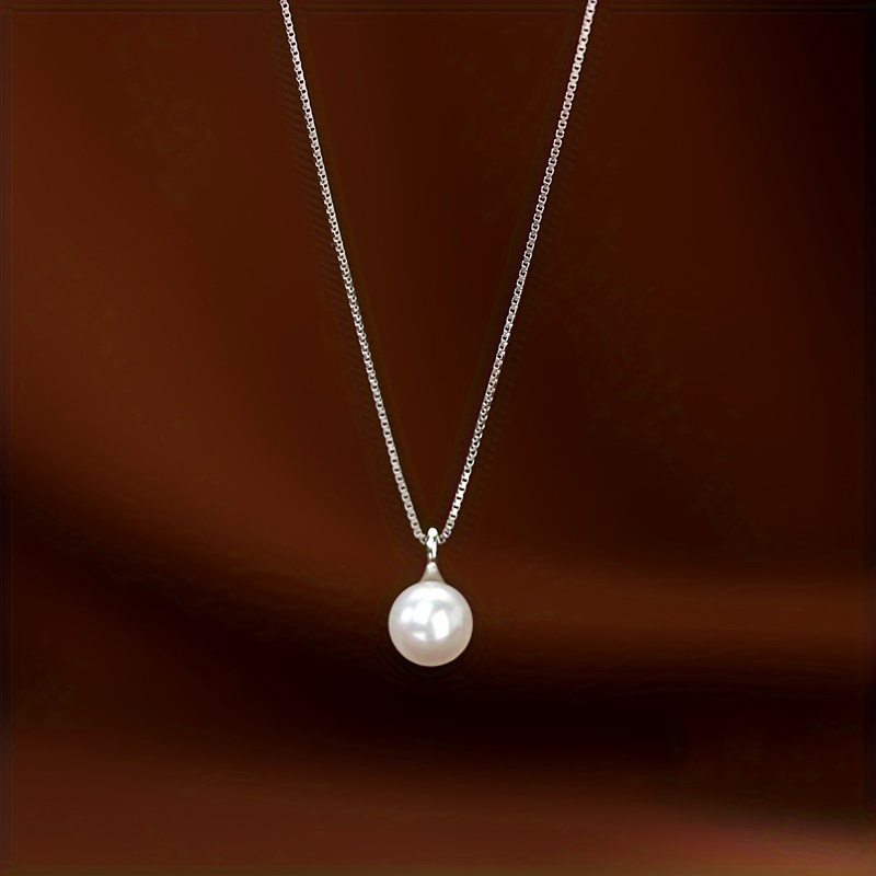 

Lustrous Freshwater Pearl Pendant Necklace - Chic, Sexy Style Jewelry, Perfect Holiday Gift, The Ideal Gift For Family And Friends