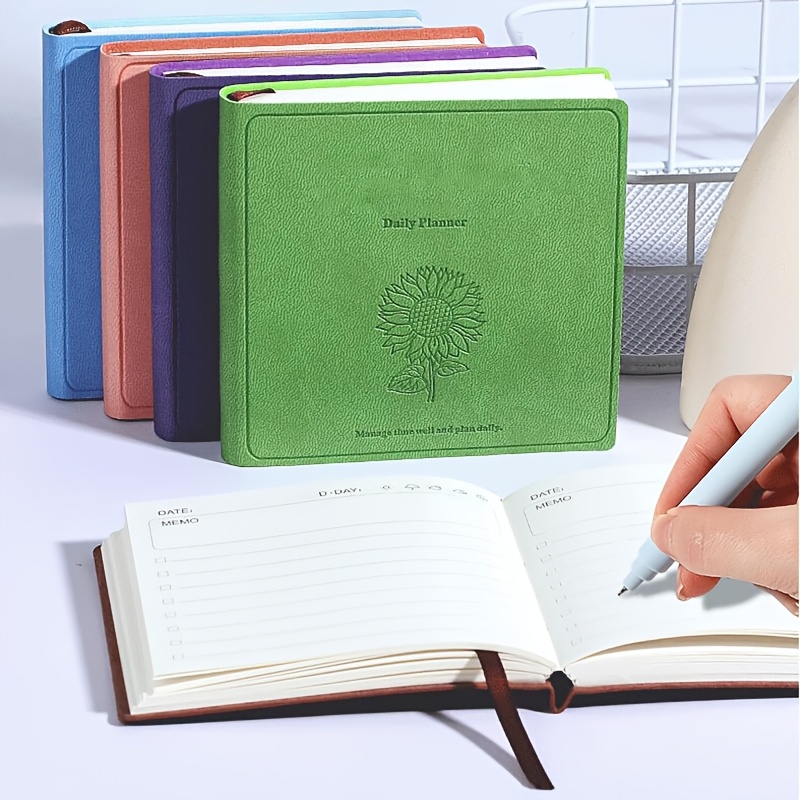 

4pcs Portable Notebooks, Time Management Organizers For -, Study Scheduling, Adult Pen