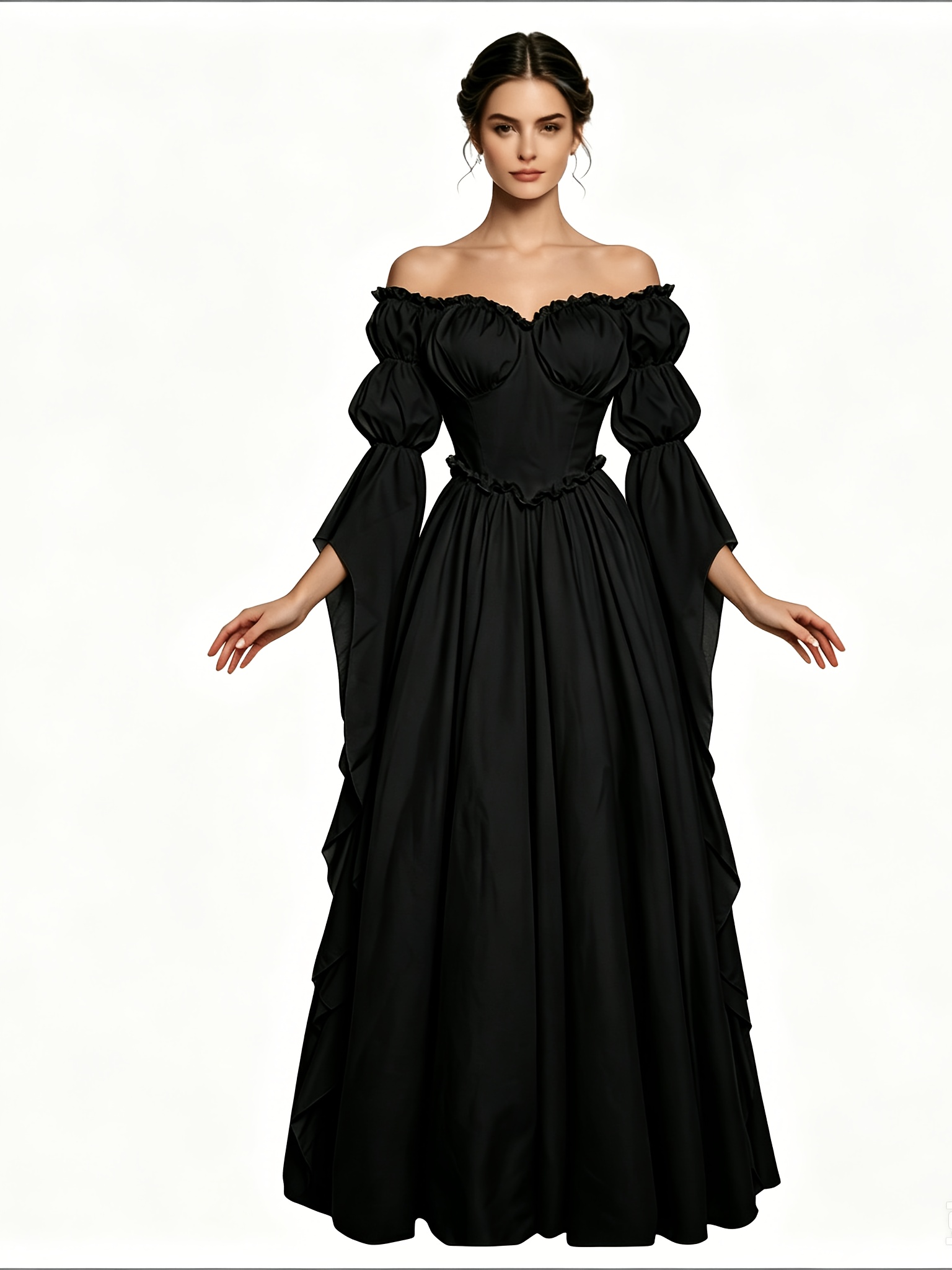 black and red long sleeve dress Gothic Lace Wine Mini designer dress If you purchase without Color:Desert Rose These are the 10