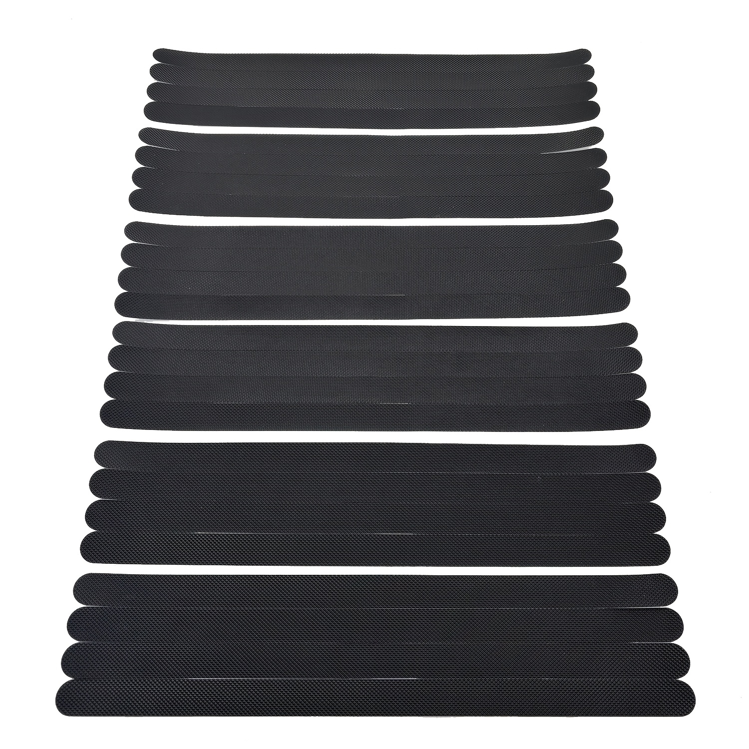 TEMU 24pcs Anti-slip Tapes, 0.8 Inch X 14.96 Inches, Diamond Pattern, Transparent Grip Tape Non-slip Adhesive Tape For Indoor/outdoor Stairs, Steps,
