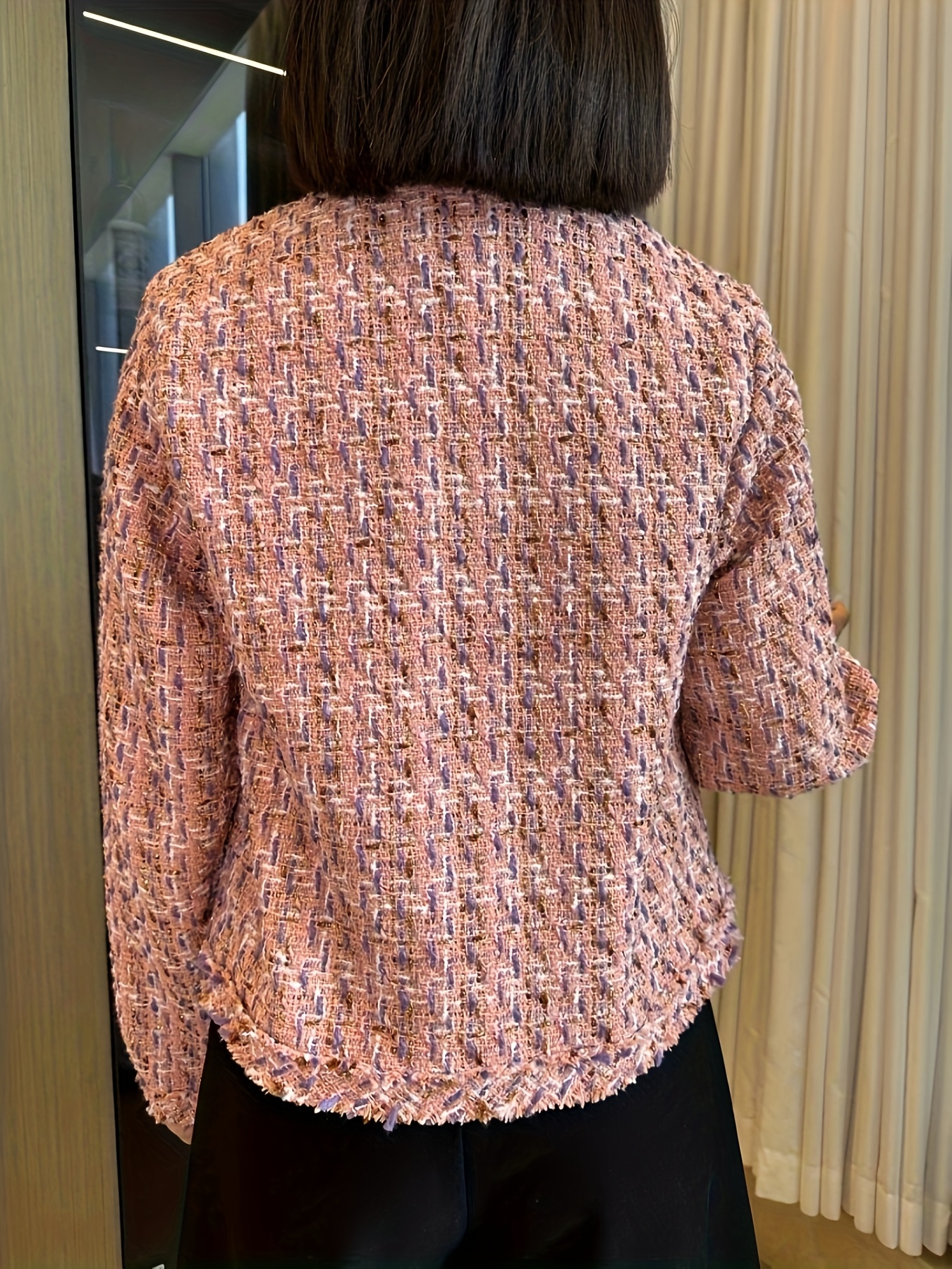 Veste en mini-corde pour femmes en Vert
