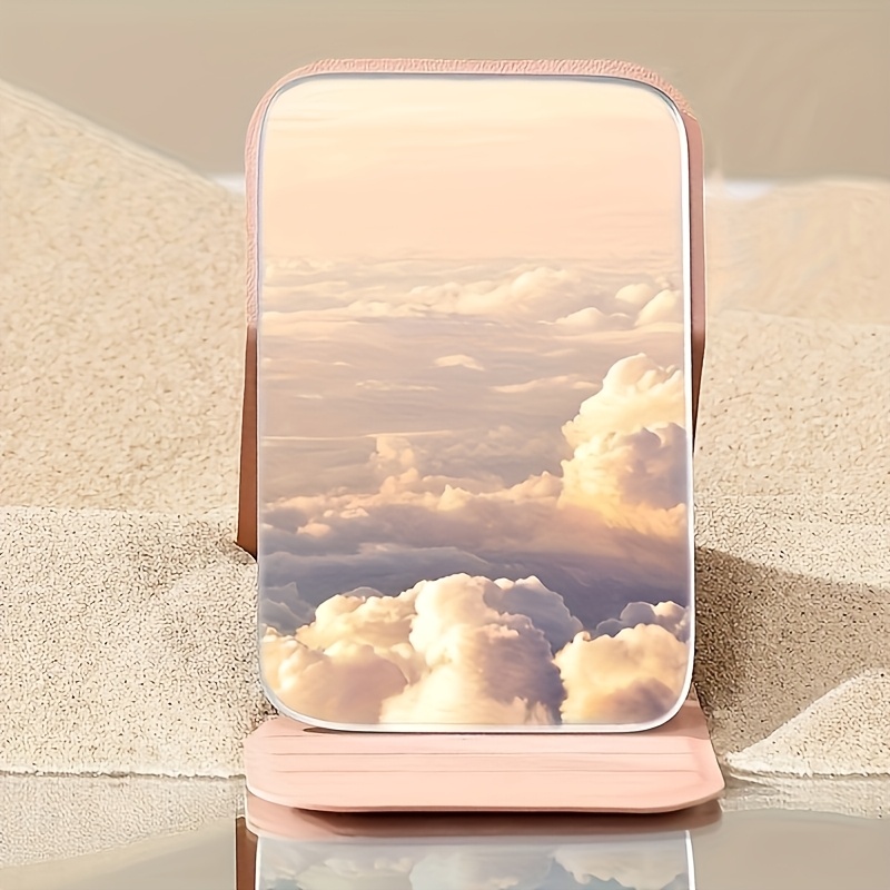 Custom Engraved Mini Makeup Mirror with Personalized Text