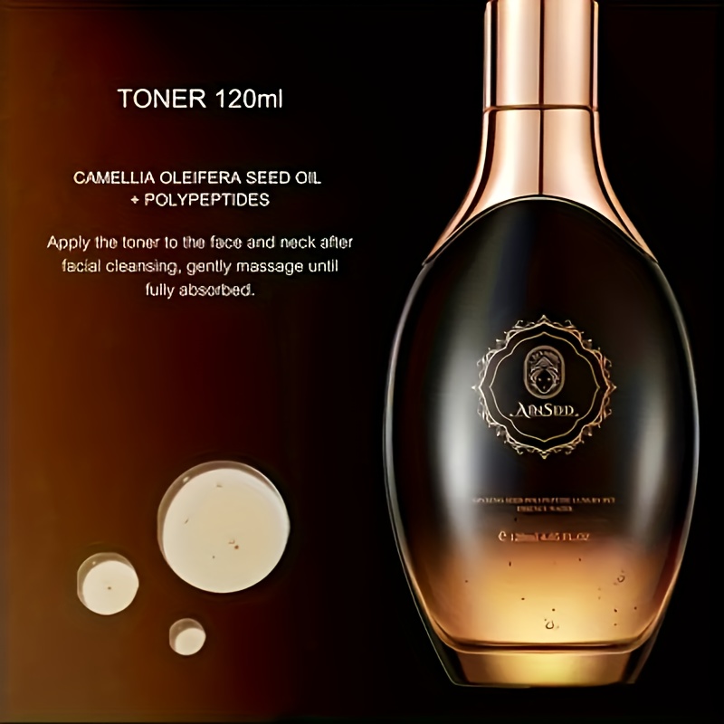 Ensemble de soins pour la peau à base de graines de ginseng, douze pièces, contenant des graines de ginseng, de l'arginine et de la glycérine, hydratant et nourrissant, raffermissant et éclaircissant, améliore la sécheresse et la rugosité, soutient la peau, convient à tous les types de peau beige clair, unisexe, cadeau de Noël