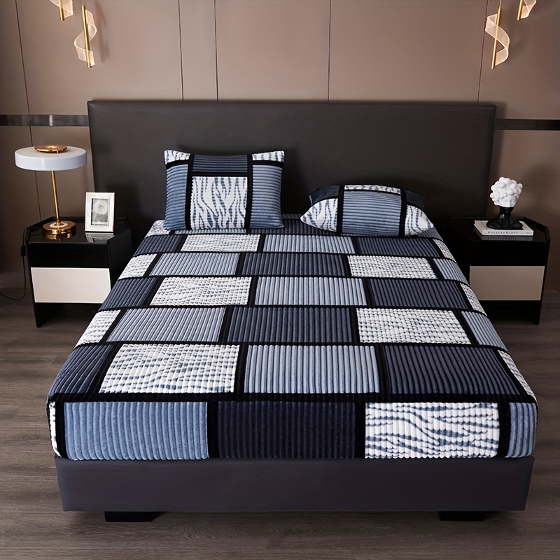Queen, Twin, Full, And King Size Bed Sheets Made Of Soft, Warm Winter Flannel With Deep Pockets. Feature A Textured Jacquard Design, Are Wrinkle- To Care For, And Are Machine Washable. For All