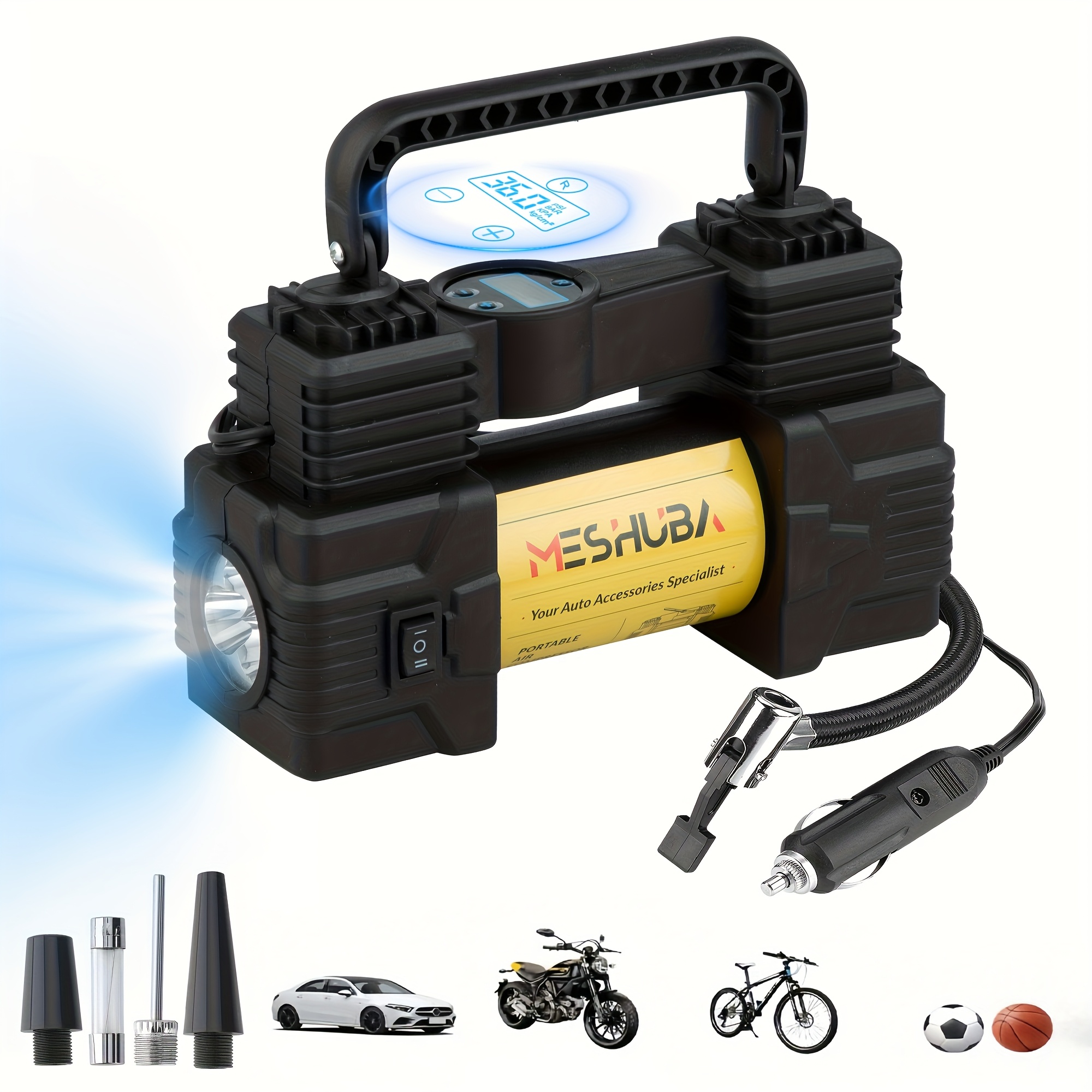 inflator pump sold on Temu United States