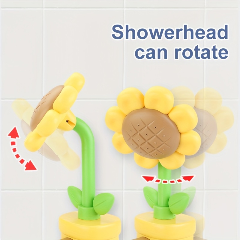 Sunflower Sprinkler Shower Toy for Kids