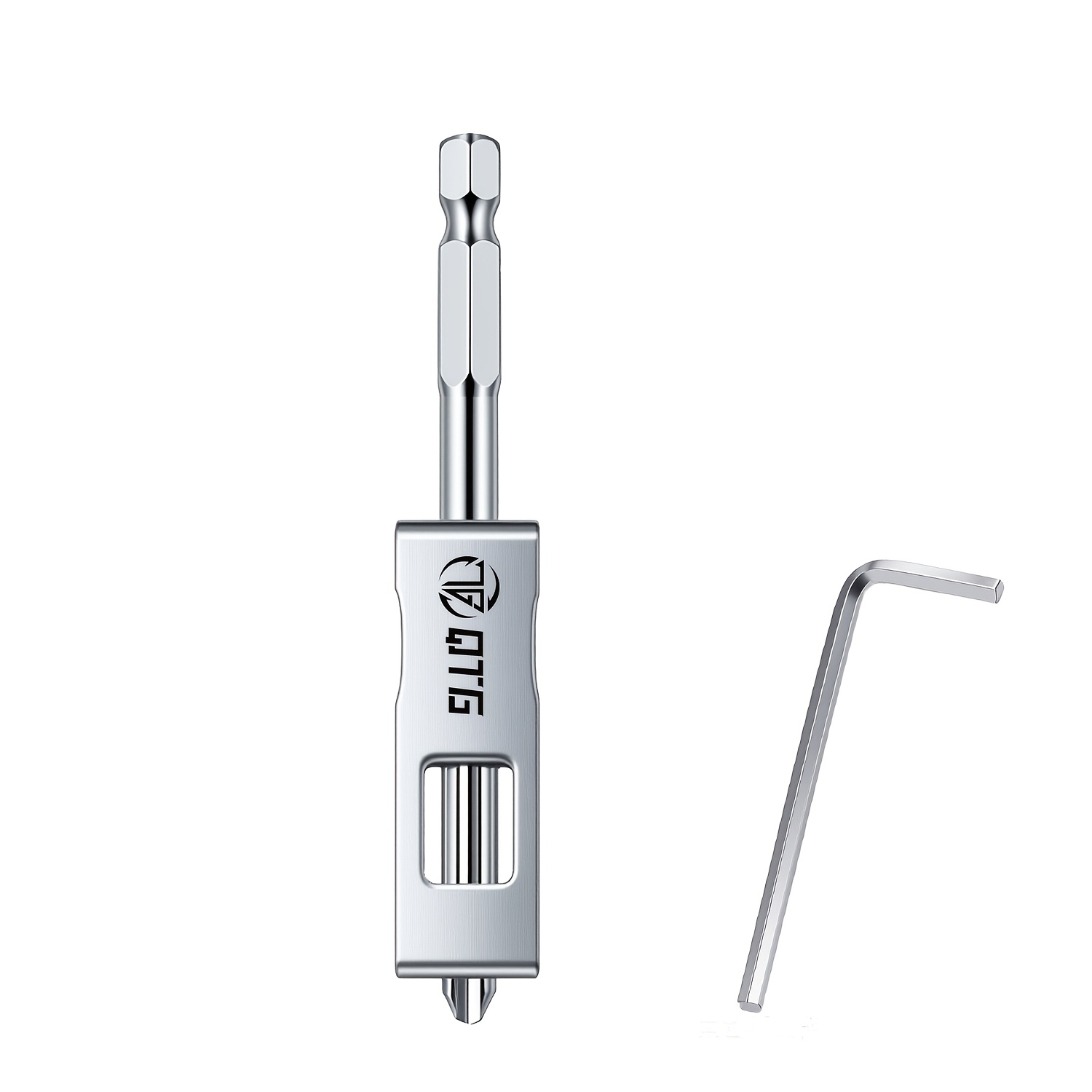 TEMU 1 Set Qtg Spring-loaded Screw Holding Bit, Spring-type Fixed Screwdriver Bit, Anti-drop Screwdriver Bit With Single-hand Operation, Ergonomic