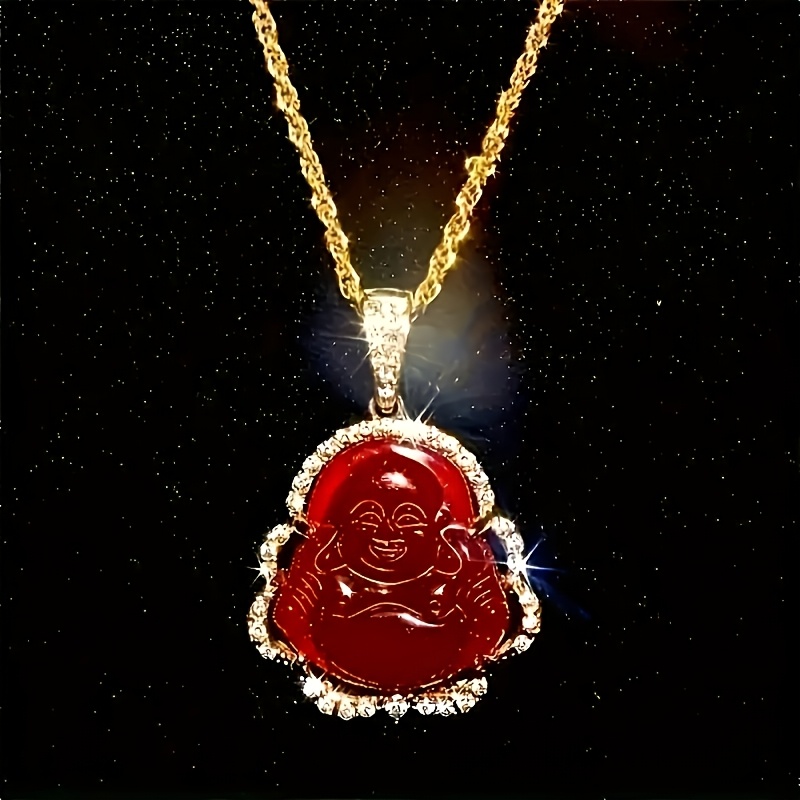 Men's Exquisite Maitreya Buddha Pendant Necklace