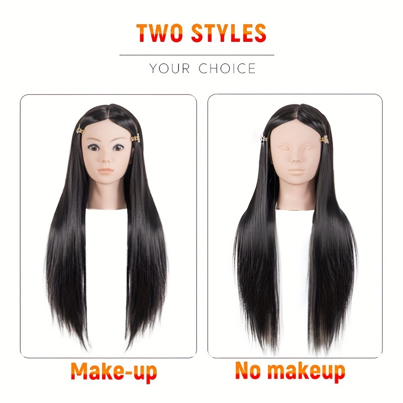 Salon Practice Head Model for Hair Styling