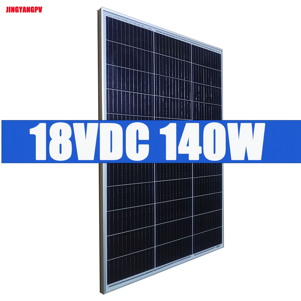 

Solar Panel 140w With Tempered Glass Film Monocrystalline Solar Cell Strip 90cm Photovoltaic Line 18vdc For Charging 12v Battery In Rv Household Solar Charger Ip 55waterproof