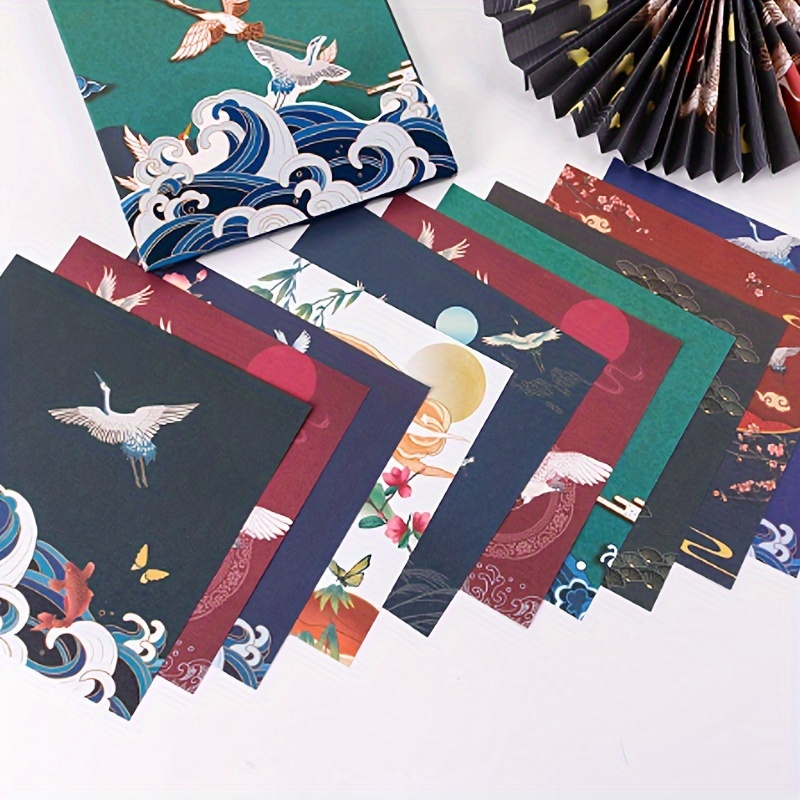 

Vintage-inspired Origami – 1 Pack, Traditional Japanese Folding Paper & Floral Prints, Craft Paper For Diy Projects, Artistic Patterns, Handmade Papercraft Supply