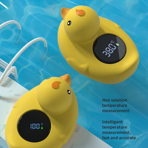 1pc bath thermometer auto on off bath floating toy safety water temperature warning bath tube thermometer and degree birthday christmas gift