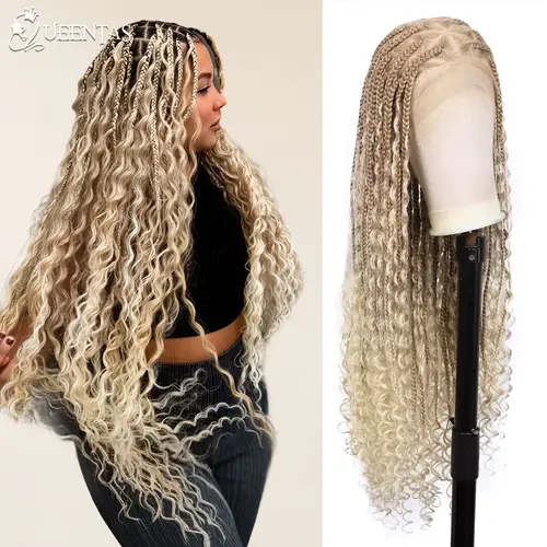 wigs braided sold on Temu United States