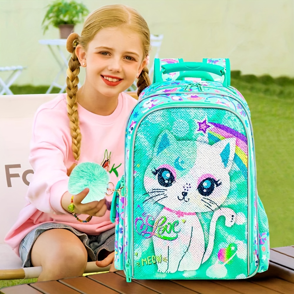 Girls sequin school bag online