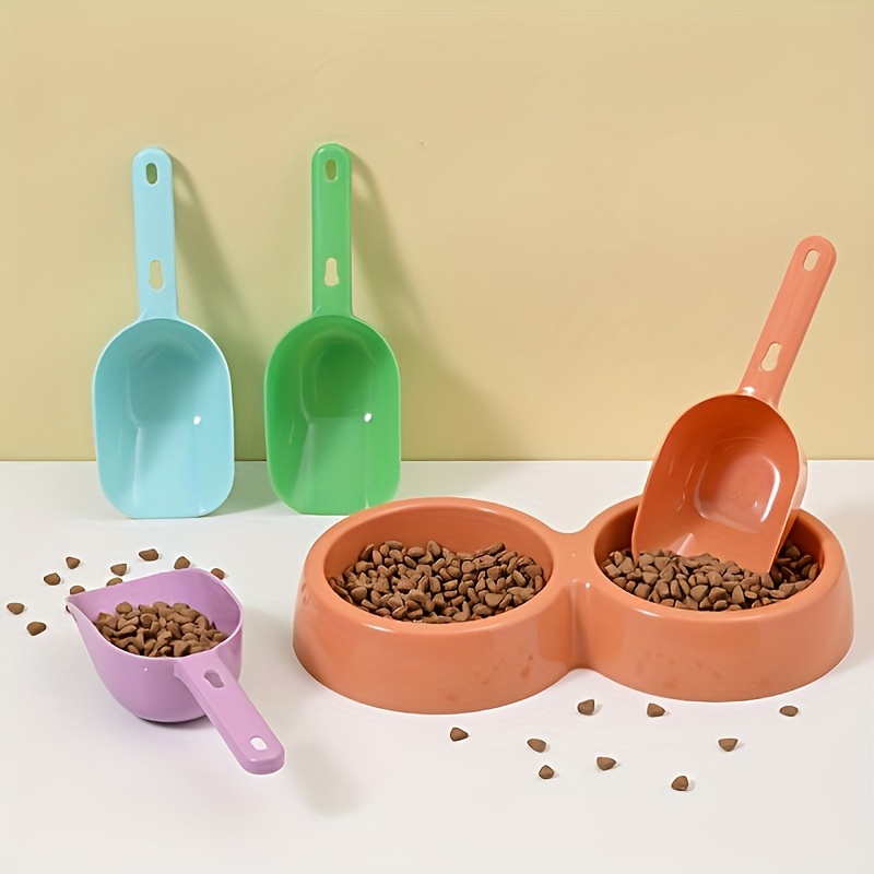 3pcs Colorful Pet Food Spoon for Dogs and Cats - Easy Scoop and Serve Pet Food Shovel