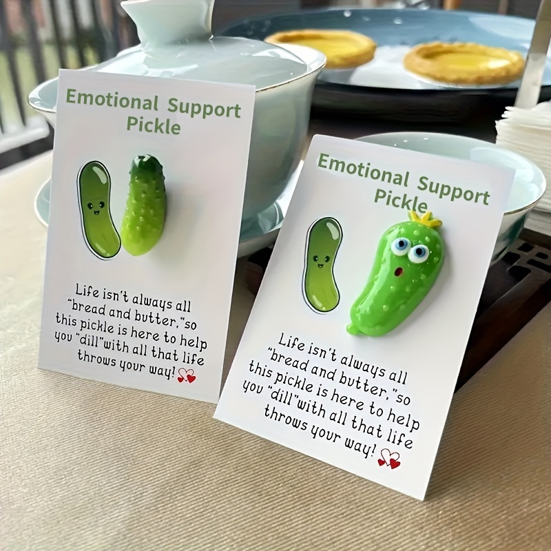 

40/60/80 () Emotional Support Kimchi Pocket Hug Card: Not "food And Clothing", So This Kimchi Can "solve" All The Encountered ! And Encouragement, This Card Is A Great Gift For