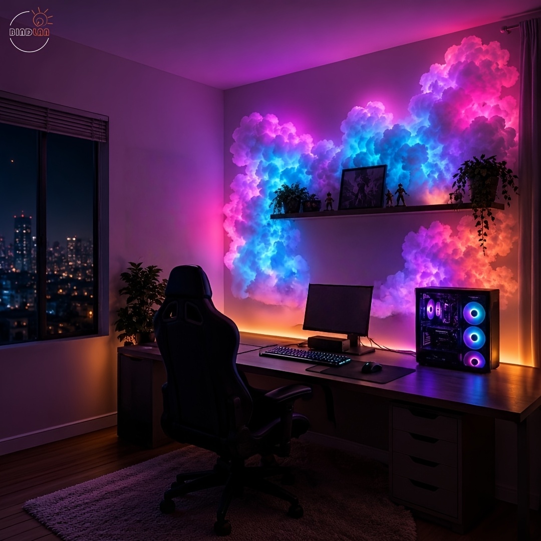 LED Thunder Cloud Smart Light with Music Sync Color Changing