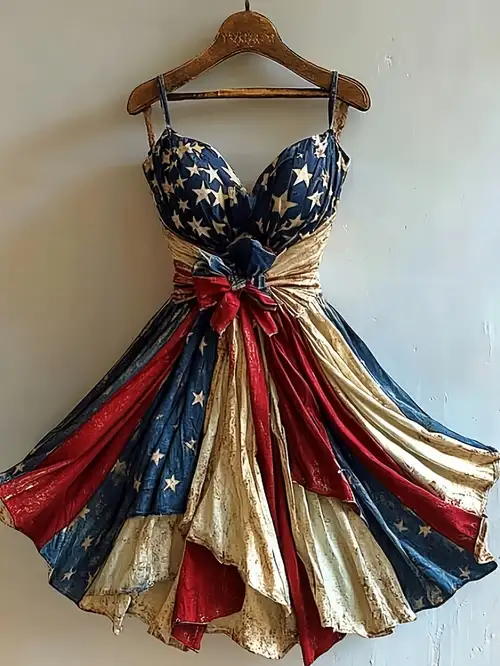 flag dress sold on Temu United States flag dress sold on Temu United States