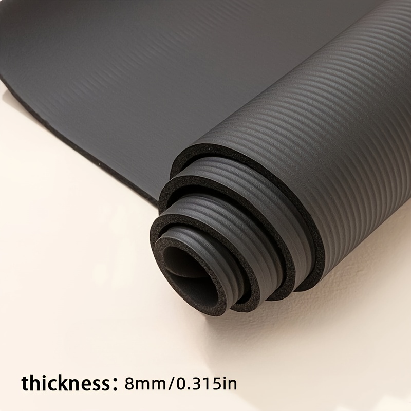 Extra Thick 8mm Yoga Mat for Men, Heavy Duty Workout Mat