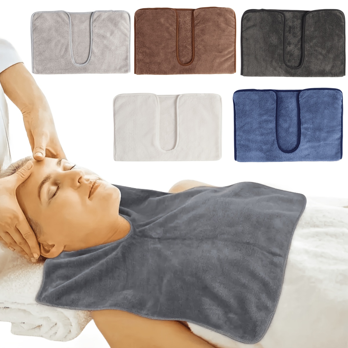 Microfiber Soft Beauty Spa Facial Towel U Shape Esthetician - Temu