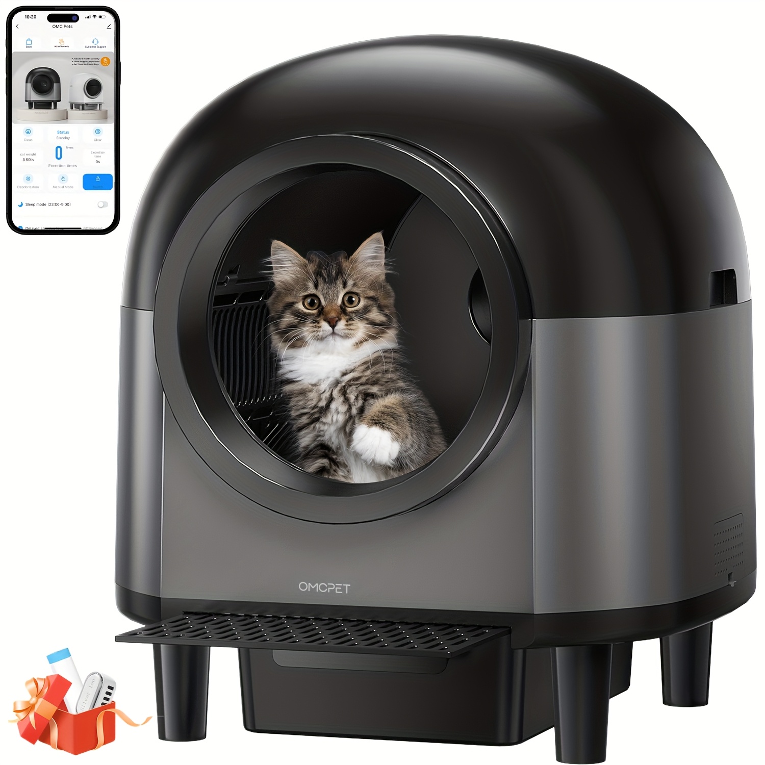 cat litter box self cleaning sold on Temu Canada