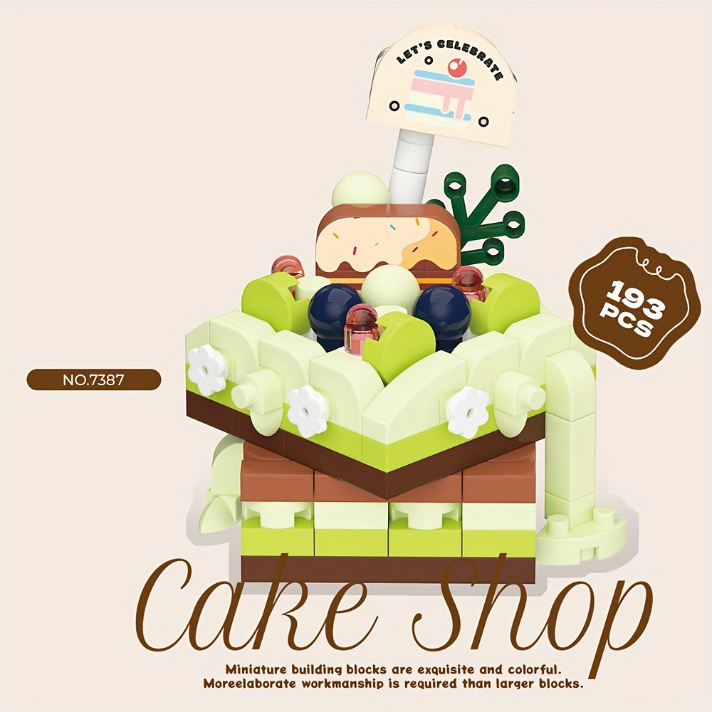 Novel Dessert Model Assembly Toys for Ages 8+