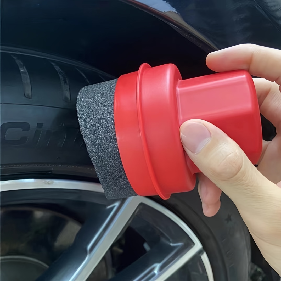 

Premium Tire Wax Applicator Sponge - Soft, & Gentle For Application - Ideal For Car Enthusiasts & Detailers