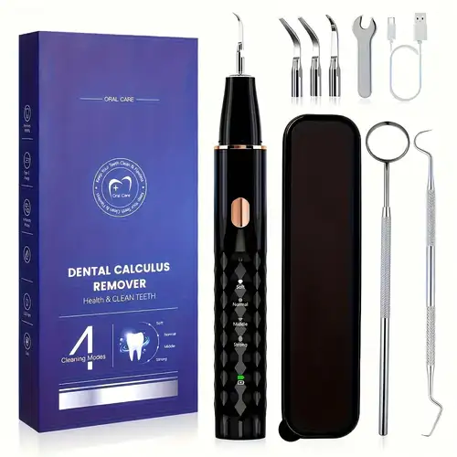 Dental Mirror Set Of 6 Tools - Stainless Steel Plaque Remover & Mouth Mirror Kit Dental Tartar Scraper - Foto 2