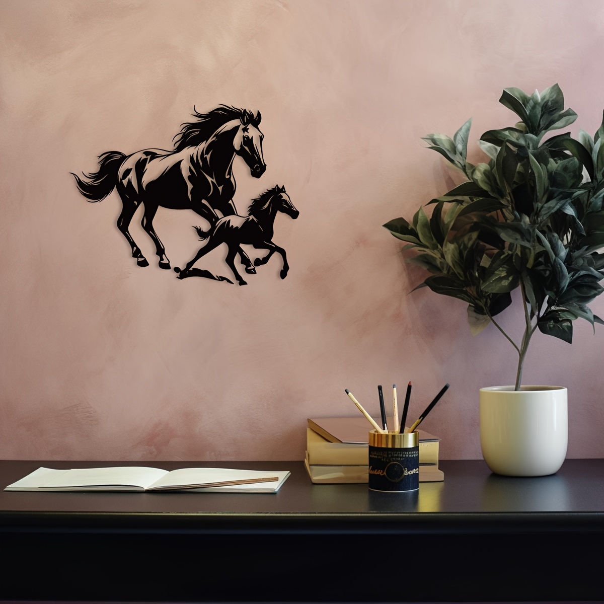 馬の形をしたメタルウォールデコレーション メタルハンギング装飾アート ホームデコレーション 牧場のデコレーション 壁掛け - Temu Japan