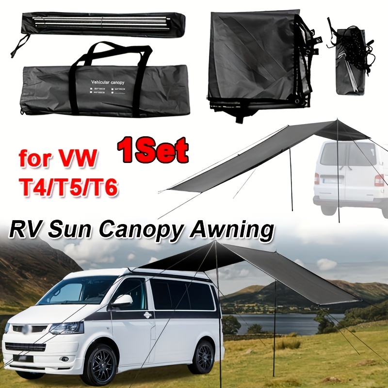 vw transporter markise 180 Grad Horizon 2,5 m für California T5 / T6 / T6.1 (freitragend) Aufblasbares XXL-Familienzelt Für 7-8 Adult_L Grösse:190 x 240 cm